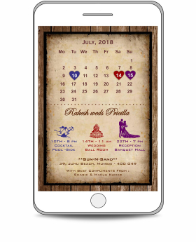 DIY-Wedding Calendar