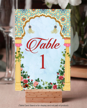 Table Number Card-DG2