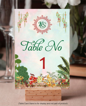 Table Number Card-DG5