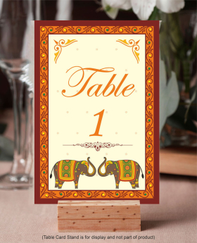 Table Number Card-DG8