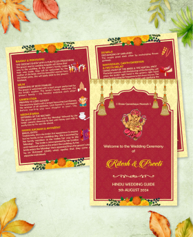 Wedding Ceremony Program Book-DG6