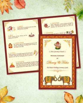 Wedding Ceremony Program Book-DG8