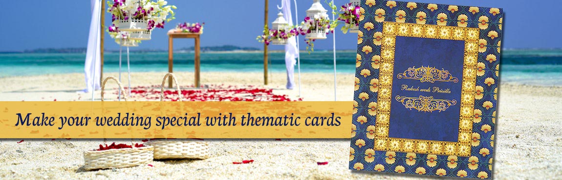 Thematic Wedding Cards