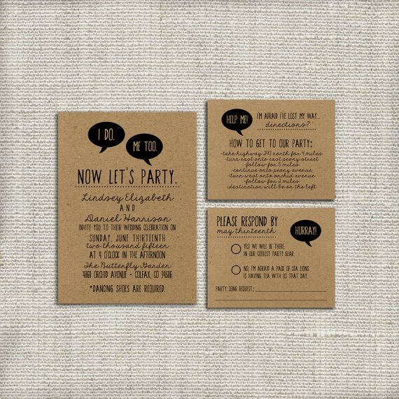 Funny Wedding Invites