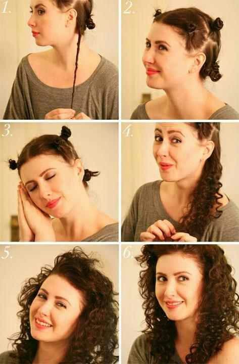 Curly and Puffy Down Do