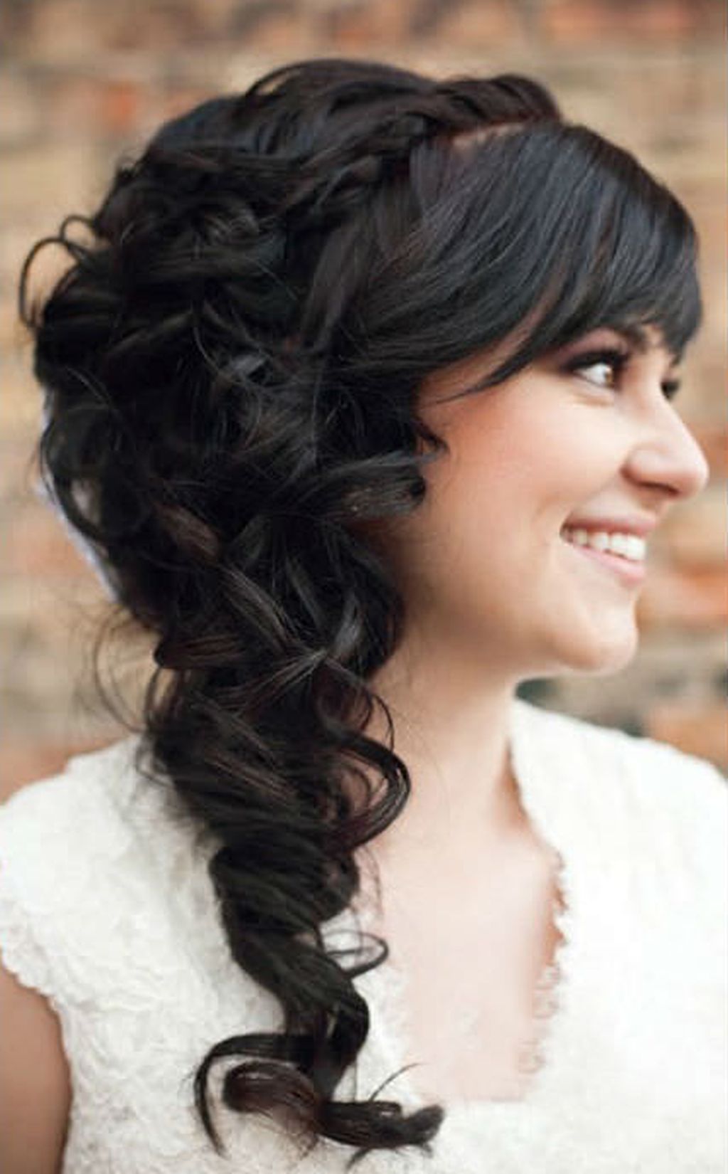 Messy Fish Braid & Curls