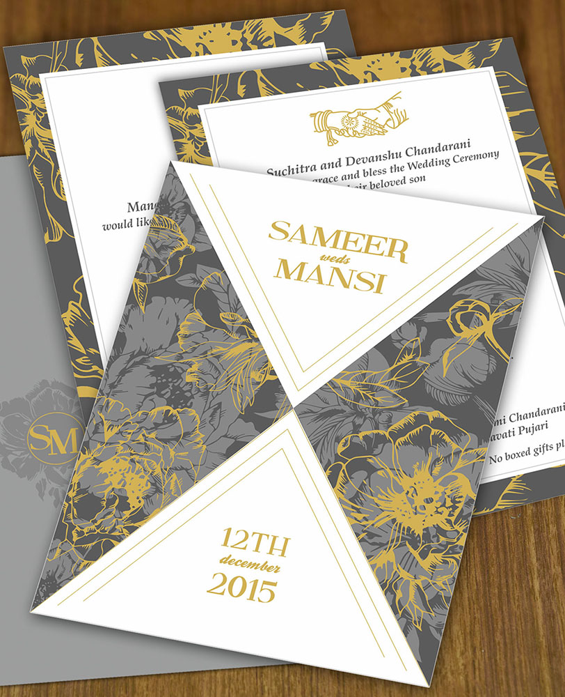 designer wedding card india