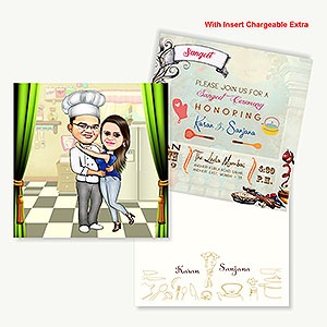 Quirky Caricature Wedding Cards