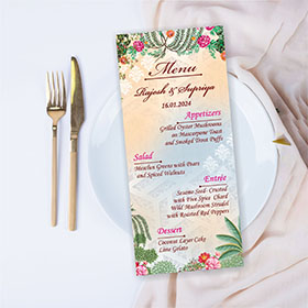 Menu Cards