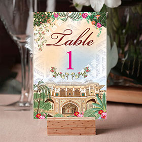 Table Number Cards